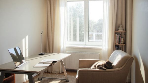 Choisir le bon espace de travail pour télétravailler avec un chat