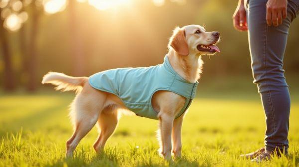 Réduire la chaleur de votre chien avec un gilet rafraîchissant